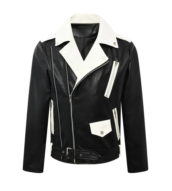 Black & White Riding Jacket