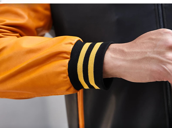 Varsity Leather Jacket - Image 4