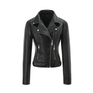 Midnight Rider Women’s Pure Leather Biker Jacket