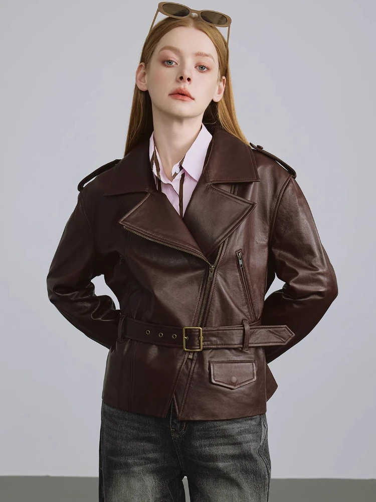 Midnight Luxe Pure Leather Moto Jacket