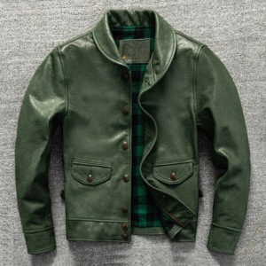 Evergreen Vintage Leather Jacket