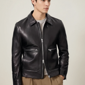 The Apex Leather Moto Jacket