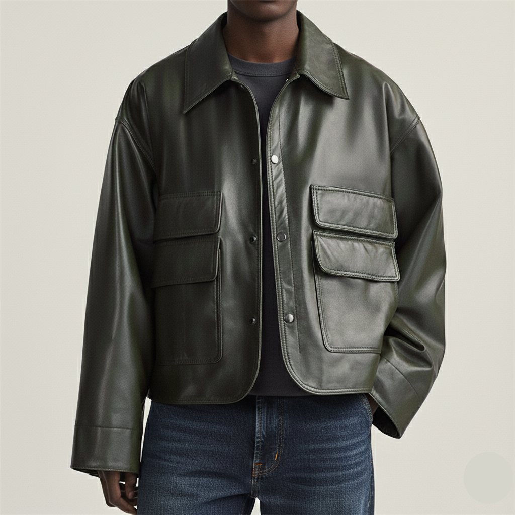 The Blacksmith Leather Chore Jacket